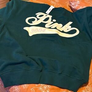 NEW LIMITED EDITION PINK VICTORIA SECRET CREWNECK SIZE XL